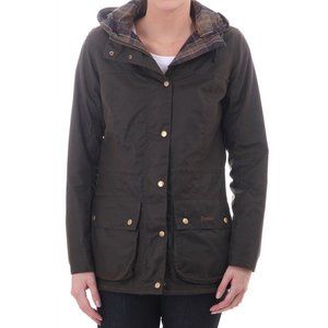 Barbour Women's Vintage Durham Waxed Hooded Jacket